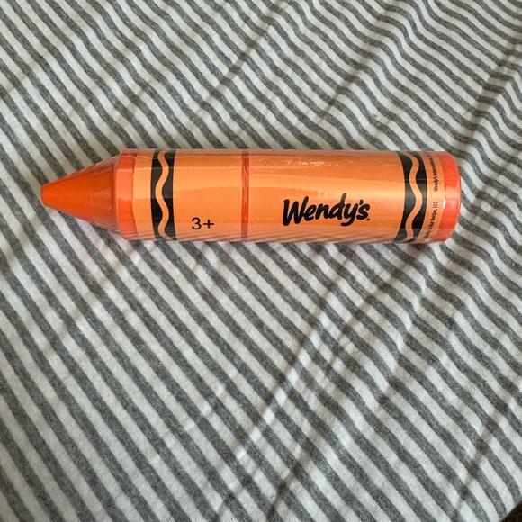 Other - NWT yellow orange Wendy’s crayola crayon 2024